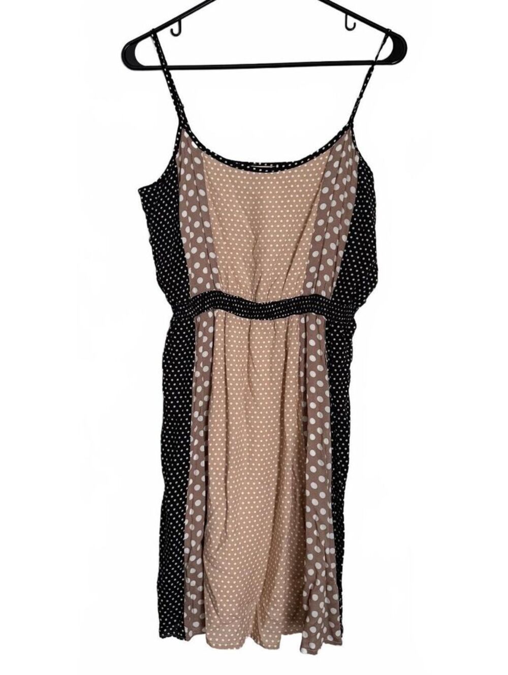 Mystree NEW Mini Sun Dress Size Large Polka Dot Whimsical Coquette Girl Flare
